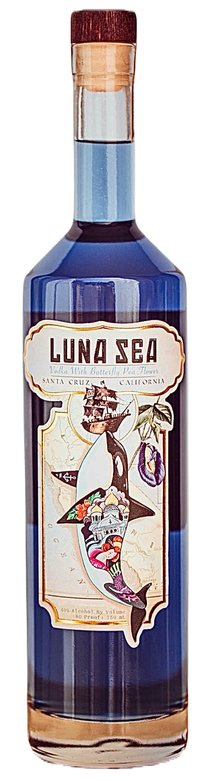 Luna Sea Butterfly Pea Vodka